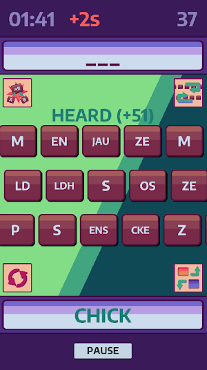 Lexslide - Arcade Word Builder screenshot 2