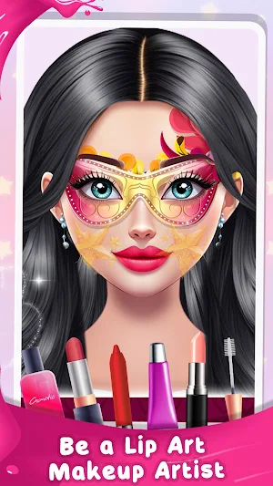 Fashion Lip Art Makeup Merge Screenshot 1