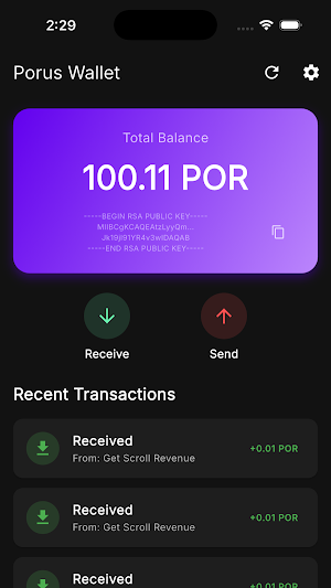 Get Scroll- Earn Free POR Coin Screenshot 2