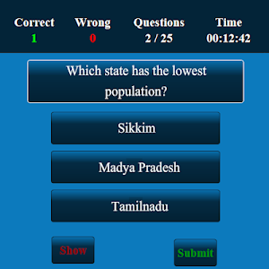 Population in India MCQ Screenshot 2