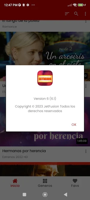 Peliculas de Estreno Screenshot 1