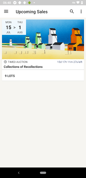 Masters Gallery Auctions Screenshot 0