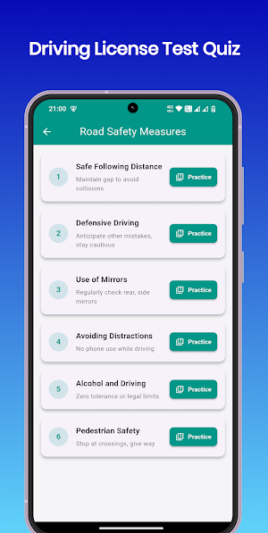 Driving License Test Quiz Screenshot 3