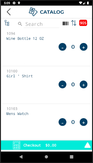 Listaso Customer Order Catalog Screenshot 1