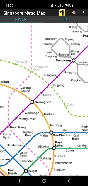 Singapore Metro Map Screenshot 3