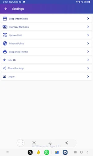 e-POS | Billing | Online App Screenshot 1
