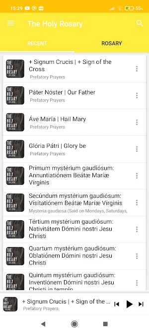 The Most Holy Rosary in Latin Screenshot 2