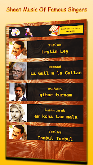 sheet music (with Baglama) Screenshot 1