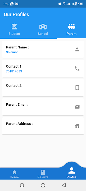 Parents Portal Screenshot 0