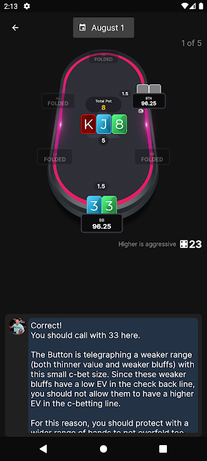 Lucid Poker: Trainer Screenshot 0