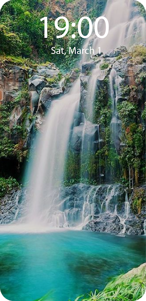 Waterfall Live Wallpaper Screenshot 2