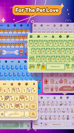 My Keyboard: Themes & Fonts Screenshot 3