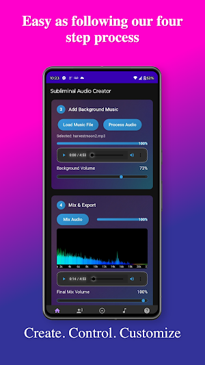 Subliminal Audio Creator Screenshot 2