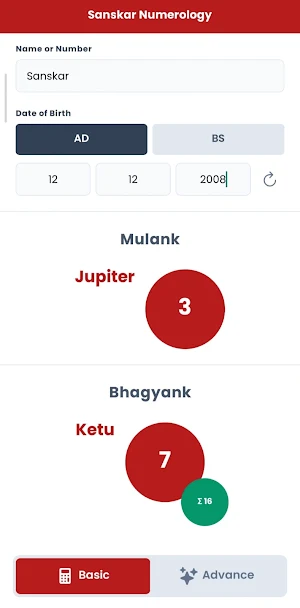 Sanskar Numerology Screenshot 1