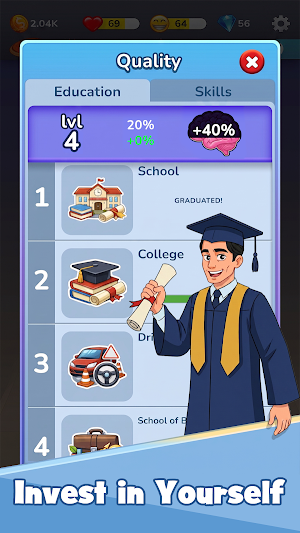 Idle Way: Life Simulator Game Screenshot 2