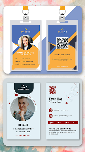 Employee Card Maker Screenshot 0