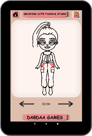 Drawing Cute Famous Stars😎🎨 Screenshot 3