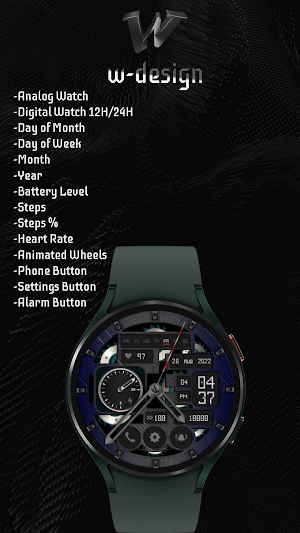 W-Design WOS092 - Watch Face Screenshot 1