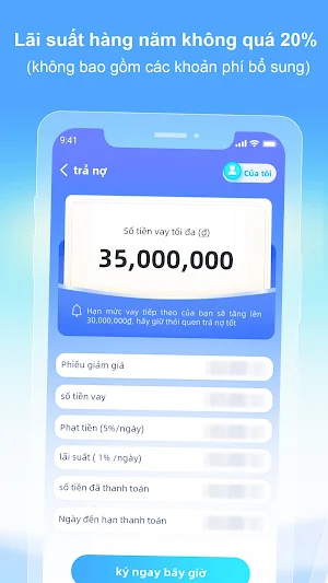 Mitsui Vay - Vay Tiền Online Screenshot 2