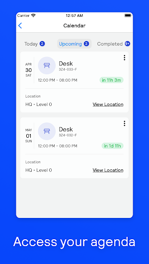 OurSpace Booking Screenshot 0
