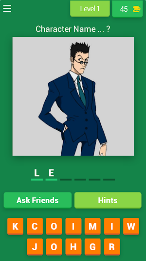Hunter x Hunter Quiz Screenshot 0