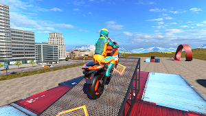 Bike Stunt Driving Simulator 3D Screenshot 2