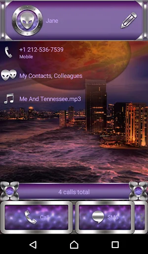 UFO Dialer theme Screenshot 1