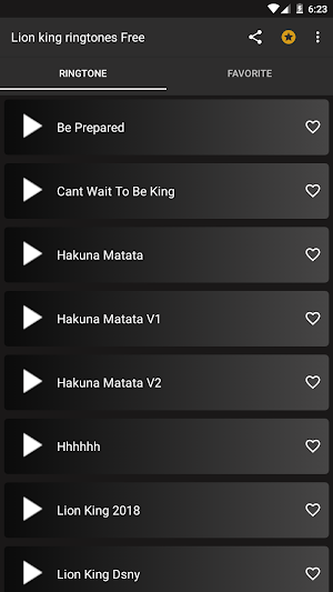 Ringtones Lion King Screenshot 3
