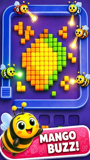 Buzz Flow: Pixel Color Puzzle Screenshot 2