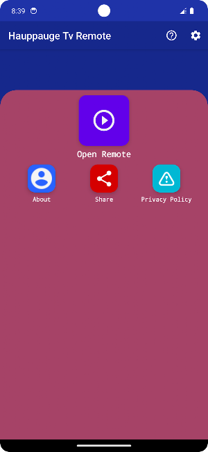 Hauppauge Tv Remote Screenshot 0