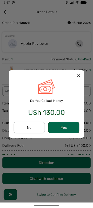EkoShoppers Delivery Screenshot 2