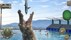 Wild Angry Crocodile Sim Screenshot 1