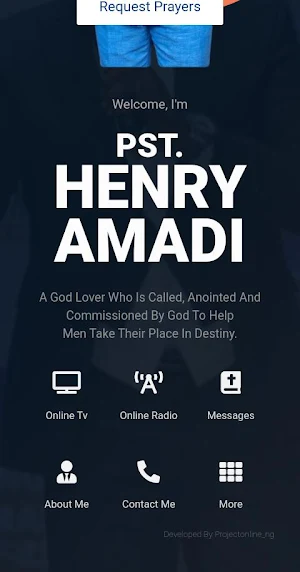 Henry Amadi Ministries Screenshot 2