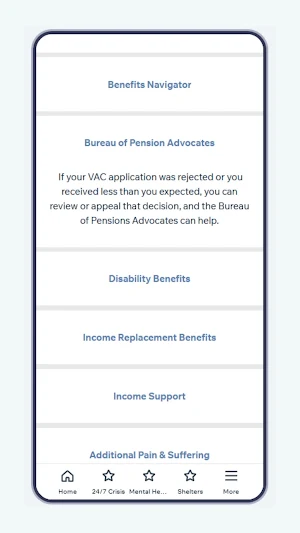 Canadian Veteran Resource Screenshot 3