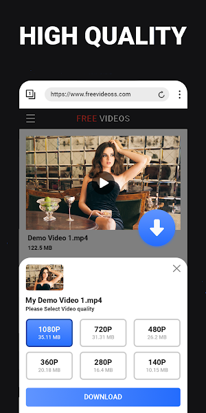 Video Downloader & Player App Screenshot 1