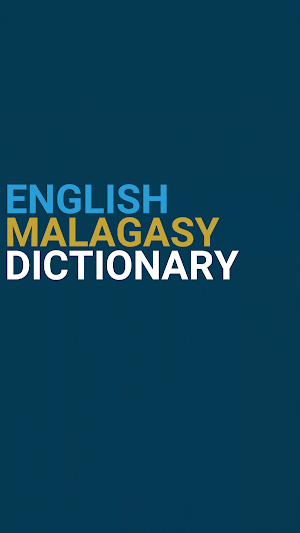English : Malagasy Dictionary Screenshot 0