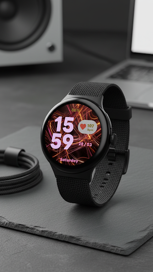 Quantum Pulse WatchFace Screenshot 1