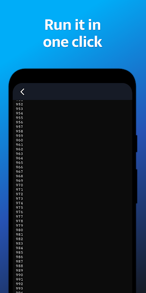 Python Mobile - IDE Screenshot 1