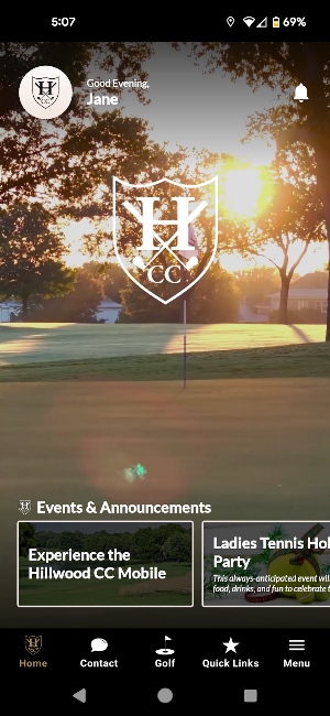 Hillwood Country Club Screenshot 0