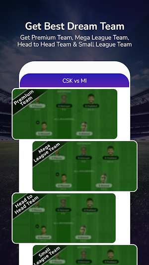 Team 11- Dream Expert 11 Pro Screenshot 2