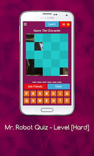 Mr. Robot Quiz - Level [Hard] Screenshot 3