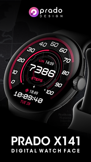 PRADO X141 Digital Watch Face Screenshot 0