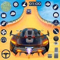 Mega Ramp Car Jump Racing Sim