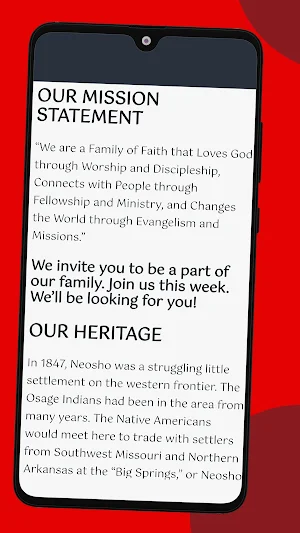 First Baptist Church Neosho Screenshot 2