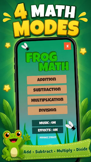 FrogMath - Math Game Screenshot 2