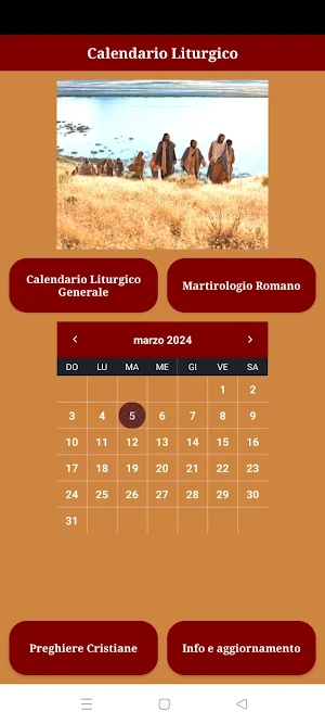Calendario liturgico Screenshot 0