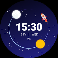 Cosmic Tour watch face