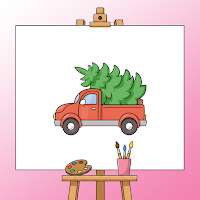 Winter Drawing Idea