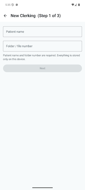 Clerk Screenshot 1