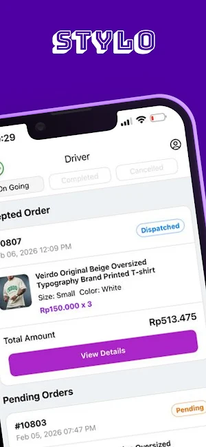 Stylo Delivery Screenshot 1